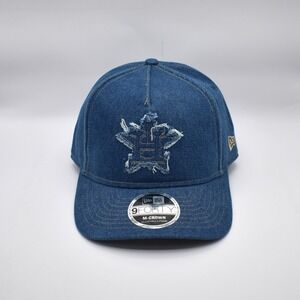 New Era 9FORTY Houston Astros MLB Blue Denim Baseball Snapback Hat Cap OSFM NWT